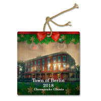 Holiday Ornament - 2018 features Town of Berlin