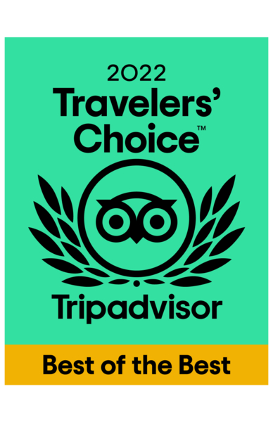 2022 Trip Advisor Travelers Choice Award