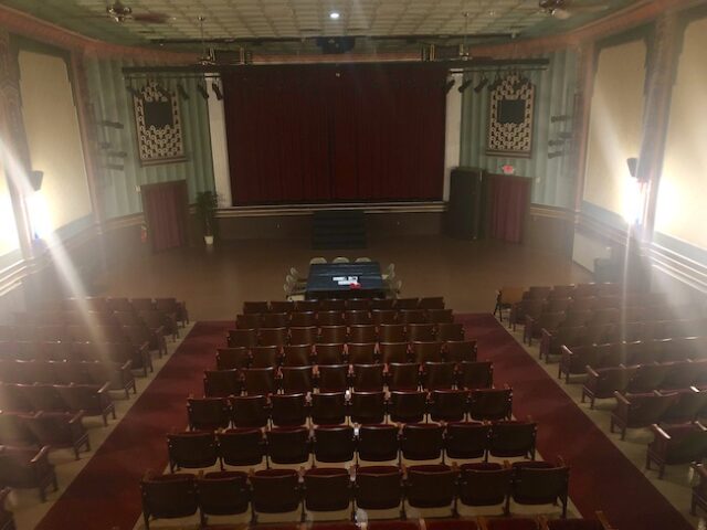 Mar-Va Theater in Pocomoke City, MD - view from the balcony